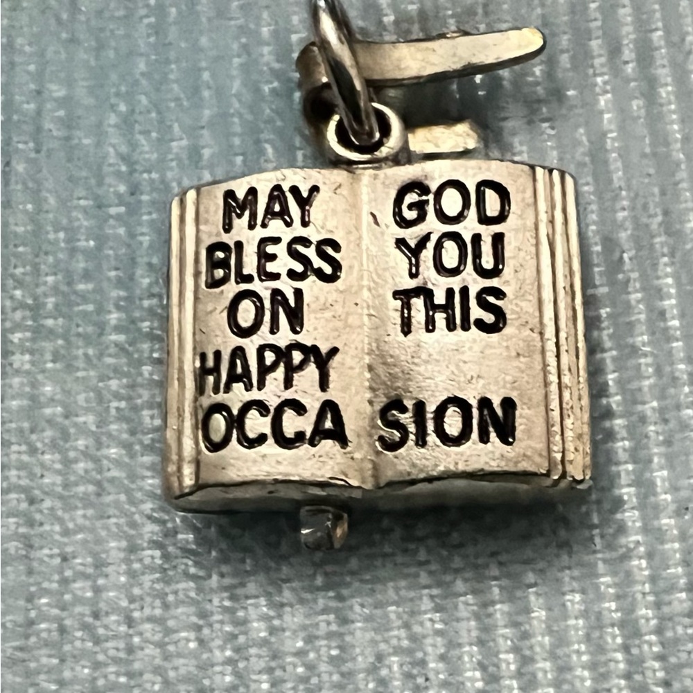 Creed Sterling Co. Vintage Silver. “My Prayer Book” Charm